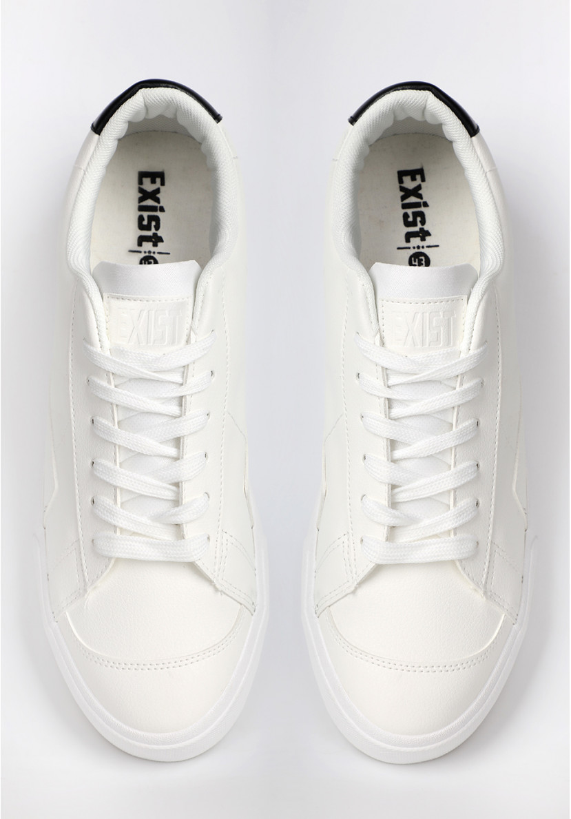 basket blanche semelle corde