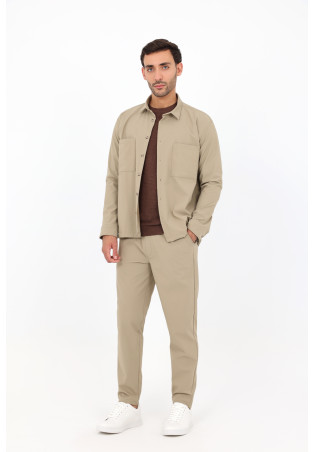 Pantalon en tissu stretch