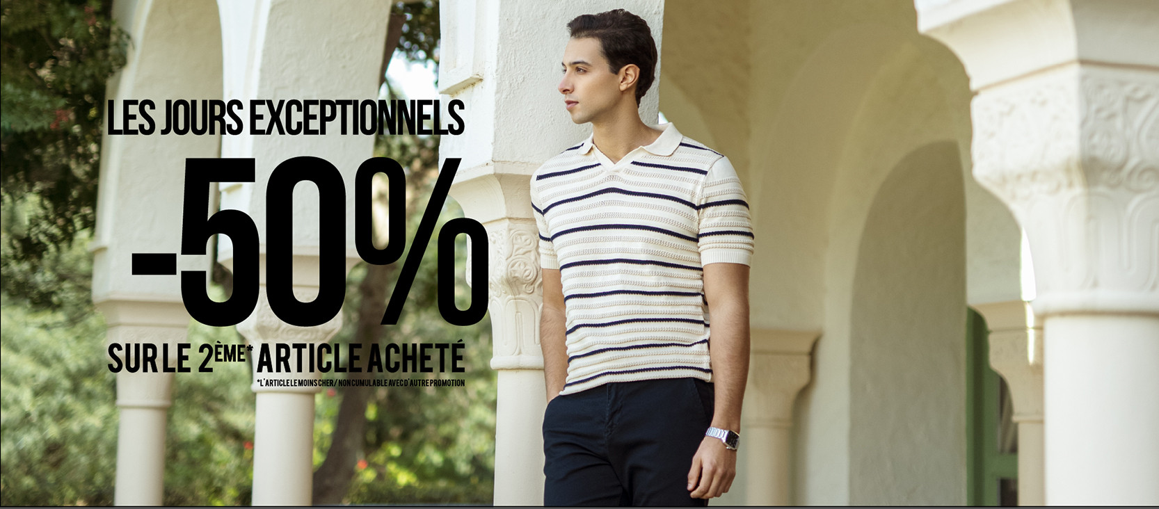 50% sur le 2éme Pull/Chaussure