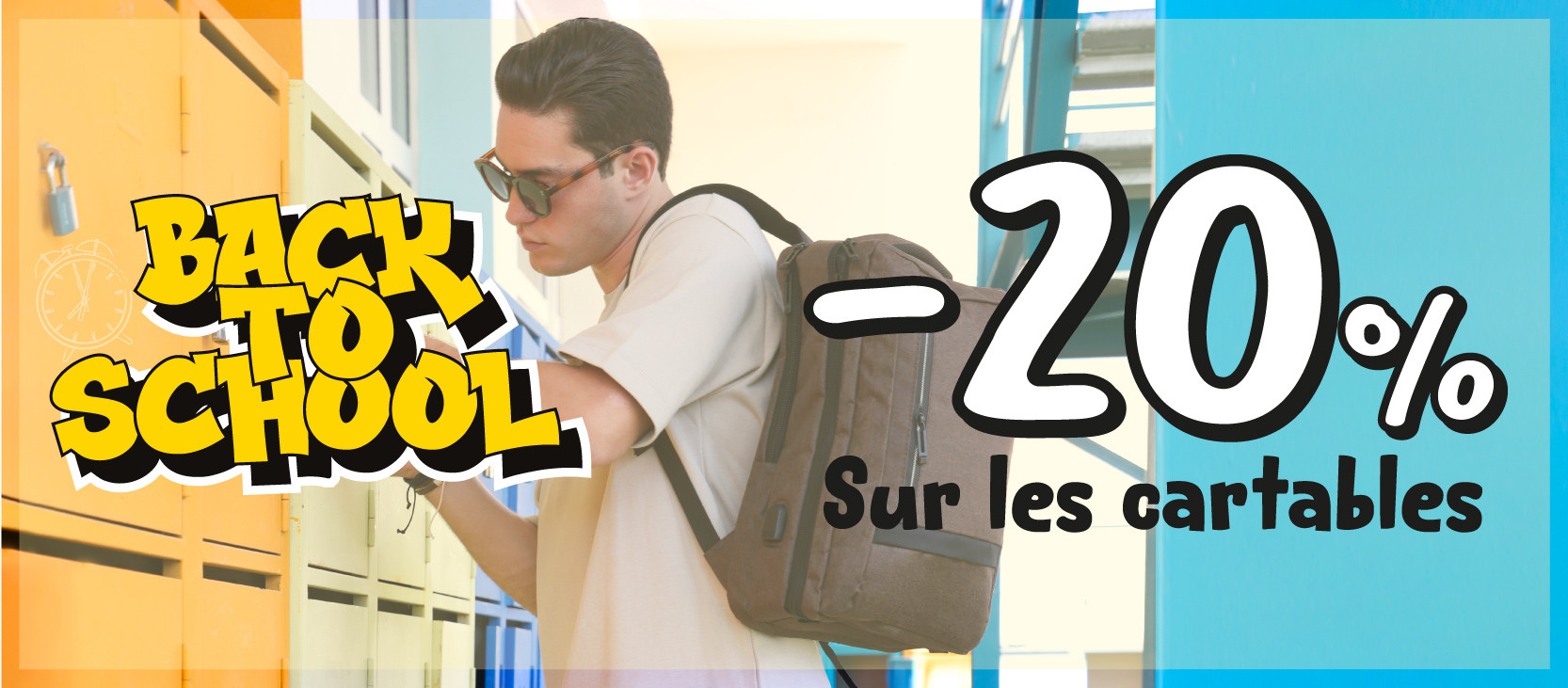 20% sur le cartables
